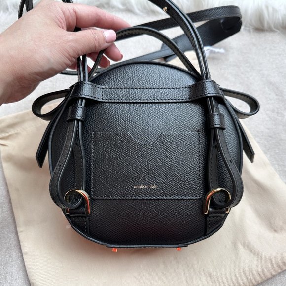 Senreve Circa Bag | Black Pebbled Leather - Picture 8 of 11